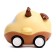 The inertial car "Cute deer", light, sound, beige color