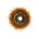 Matrix Ushm brush, d = 75 mm, m14, cup, brass -tiered twisted wire