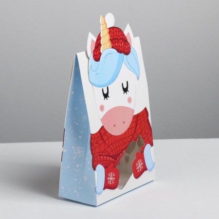 Folding box "Delicious gift", 15 x 7 x 22 cm, new year-2