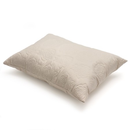 Rose pillow 50x70 cm, beige, polyester fiber, PE 100%
