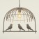 Bayerlux "Birds" 1x40W E27 White 49x35x35 cm