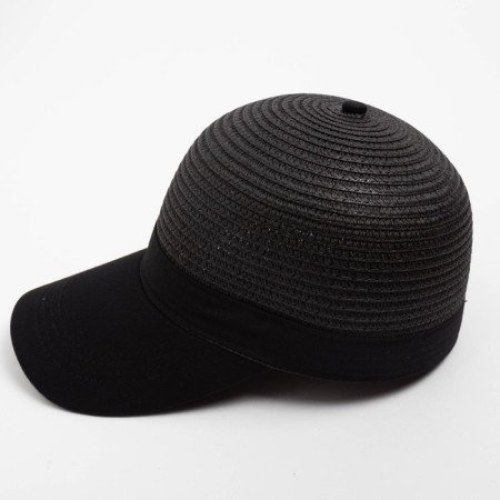 Cap female wicker minku color black, size 56-58-6