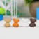 Miniature Puppet "Bear", set 4 pcs, size 1 pc: 1.8 × 1.4 × 1.1 cm, Mix color