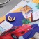 Glitter, car, record, 19x9 cm envelope envelope