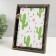 Photo frame plastic 13x18 cm "Black marble with a gold frame" 15x20 cm