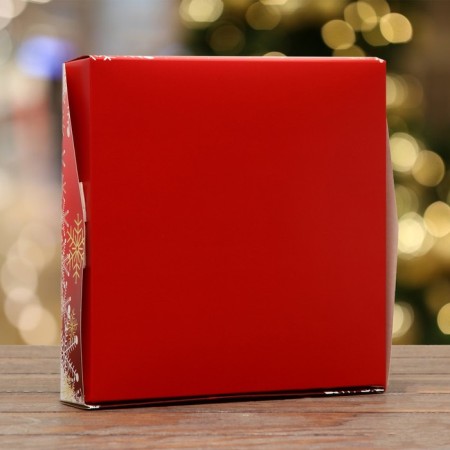 Folding box with the "New Year" window 20 x 20 x 4 cm-3
