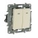 Switch Legrand Etika 672304, 10 A, 2 keys, hidden, backlight, ivory