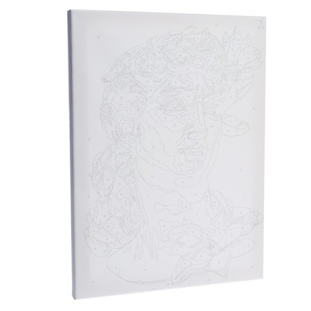 Picture on numbers on canvas with a subframe of David, 30x40 cm-1
