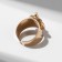 Ring "Knot" diameter, color gold, dimensionless