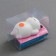 Anthistress label "cat", white color