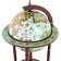 Globe bar decorative "World Traveling Map" 87x47x47 cm