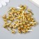 Brads for creativity Metal "Golden Hemispar" set of 50 pcs 1.5x0.8x0.8 cm
