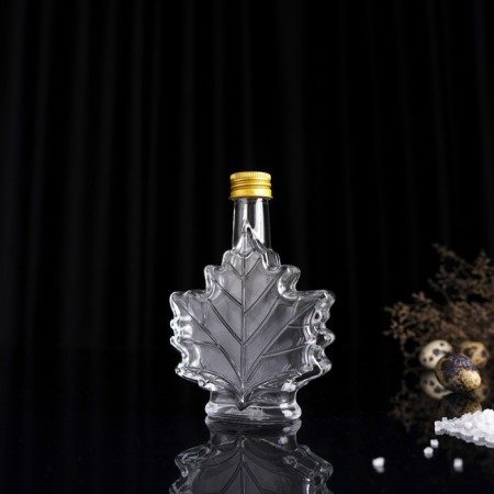 Glass bottle for sauces and oil "maple", 100 ml, 10 × 3.5 × 14 cm-8