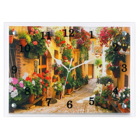 Watch wall, series: city, Flower Street, 25x35 cm-3