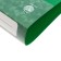 Folder on 2 rings A4, Calligrata, 40 mm, 700 μm, pocket at the end, green