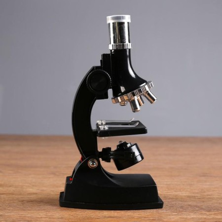 Microscope, increase in an increase in 900x, 600x, 300x, 100x, with backlight, set for research-3