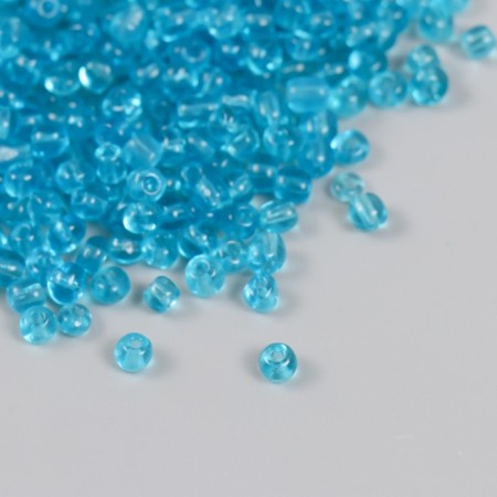 Glass beads 6/0 "heavenly" transparent 450 gr