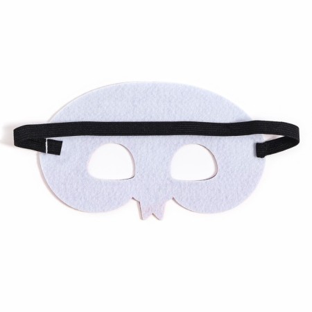 Carnival mask "Funny snake" color silver color-4