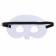 Carnival mask "Funny snake" color silver color