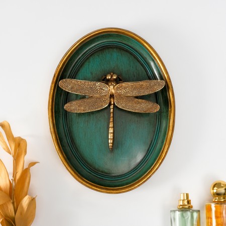 Panel interior polystone "Dragonfly" dark green 20x4x26 cm