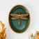 Panel interior polystone "Dragonfly" dark green 20x4x26 cm