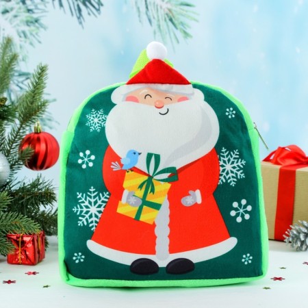 New Year's children's backpack "Grandfather Frost", 24 × 24cm, for the New Year-1
