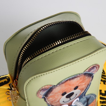 Bag's bag with lightning, green color-2