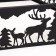 The collapsible "forest kingdom", 90 x 30 cm, metal thickness 1.5 mm.