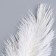 Decor of feathers "Fountain" on the leg, height - 58 cm