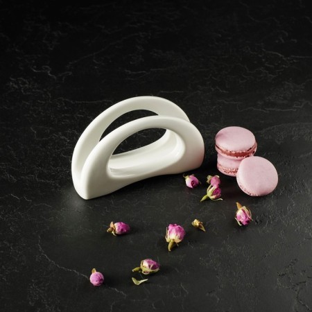 Porcelain napnage magistro "Blanche", 13 × 3.5 × 8 cm, white color-4