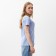 T -shirt female, blue color, size 48