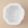 Form for mousse desserts and baking konfinetta "rose", 17 × 5.5 cm, white color