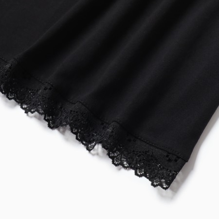 Night shirt female, black color, size 48-5