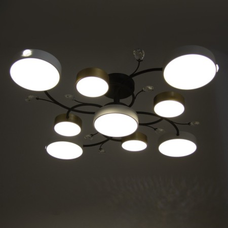 Assami chandelier 9XLED 216W 3000-6000K white-gold 93x93x21 cm Bayerlux-3