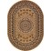 Oval carpet Merinos laguna, size 200x300 cm