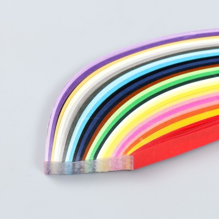 Quilling set of 260 strips width 1 cm long 38 cm, tool "Multi -colored"-1