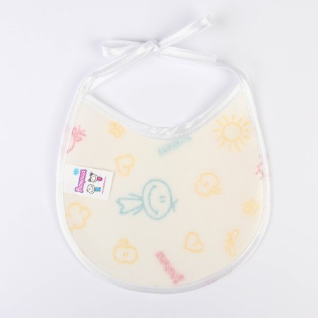 Badion of children 18x18 cm., Microfiber with PVC coating "Vitosha", white-3