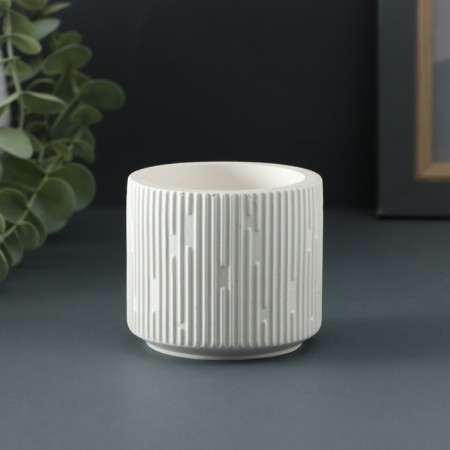 Kashpo - Climb "Line" 8x6cm, white