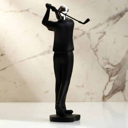 Figure Polystone "Golf player" 7.5 x 10 x 28 cm-8