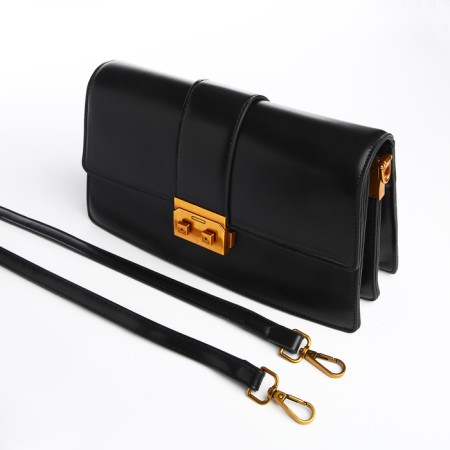 Female bag Textura, average size, black color-7