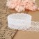 Capricon lace, 30 mm × 10 ± 1 m, white color