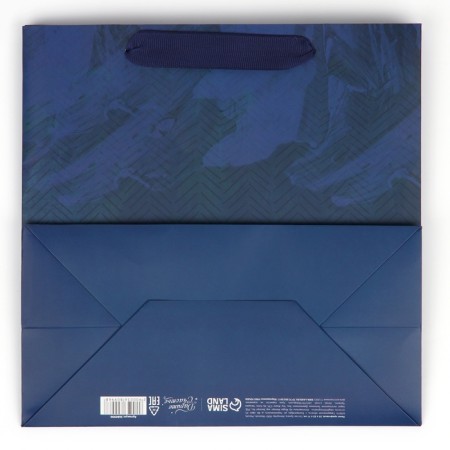 Gift laminated square, packaging, “real man”, 22 x 22 x 11 cm-7