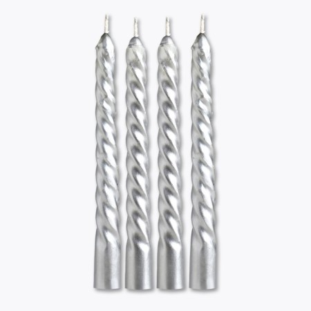 Candles twisted "wonderful holidays", 4 pcs, 6.8 x 16 x 2 cm-3