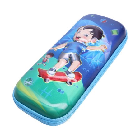 School Penal on a zipper, with 3D effect, mix-10