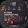 Pan - Cast iron grill Wild Kitchen, 26 × 26 cm, shoulder blade and sponge in the kit