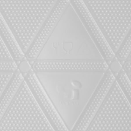Plastic plastic disposable, d = 17 cm, set 6 pcs, white color-6