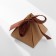 Box Gift "Pyramid" 7 × 7, brown