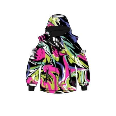 Winter jacket for the girl PlayTode, height 128 cm-10