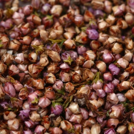 Dry flowers "heather" for cupcakes, cakes and drinks, 5 g.-2
