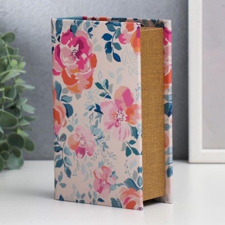 Safe Brush tree to the leatherette "Spring flowers" 17x11x5 cm-1